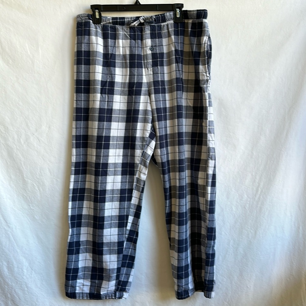 Dip sleepwear navy and white drawstring lounge pants, size L